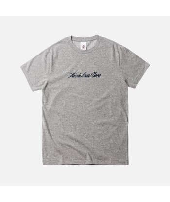 Aimé Leon Dore Script Logo Tee - Grey livraison gratuite