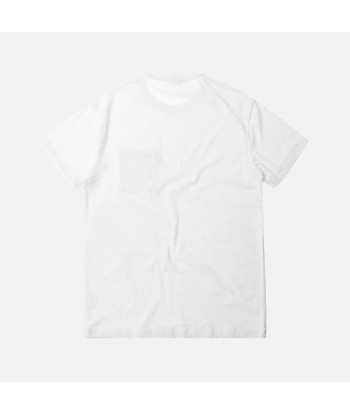 Aimé Leon Dore Short Sleeve Pocket Tee - White brillant des détails fins