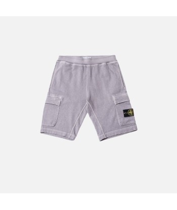 Stone Island Fleece Bermuda Short - Lavender basket pas cher