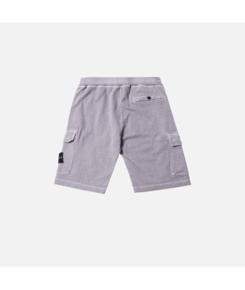 Stone Island Fleece Bermuda Short - Lavender basket pas cher