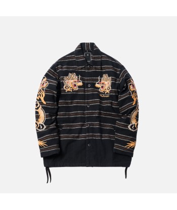 Maharishi Loom Jacket - Black Venez acheter