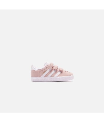 adidas Originals Infant Gazelle Strap - Pink / White basket pas cher