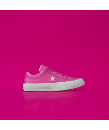 Converse Kids One Star Ox - Hyper Magenta / White les ligaments