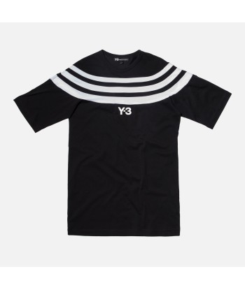 Y-3 3-Stripes Tee - Black s'inspire de l'anatomie humaine