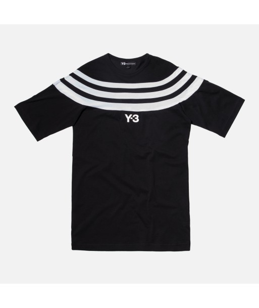 Y-3 3-Stripes Tee - Black s'inspire de l'anatomie humaine