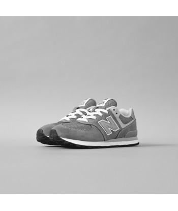 New Balance Kids PC574GG - Triple Grey brillant des détails fins