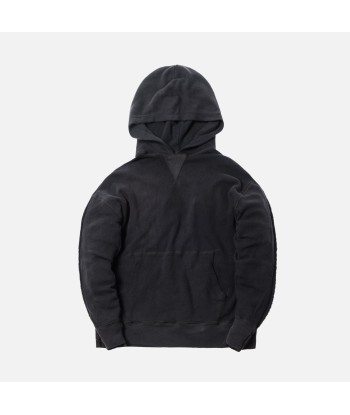 R-13 Two Toned Seam Hoodie - Black à prix réduit toute l'année