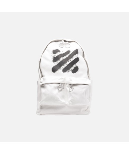 Off-White Diagonal Spray Backpack - White france