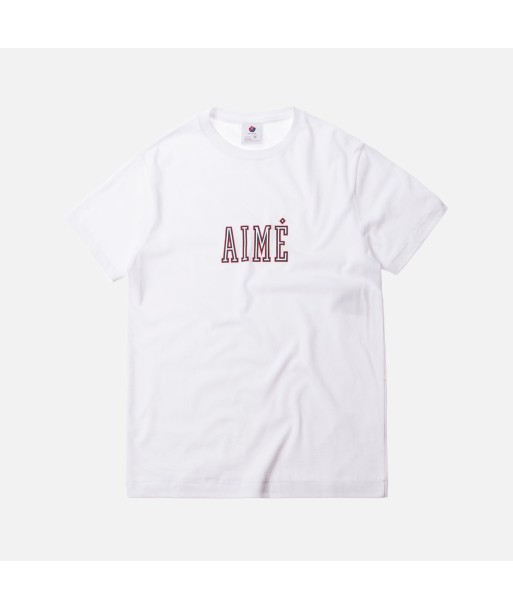 Aimé Leon Dore Varsity Logo Tee - White brillant des détails fins