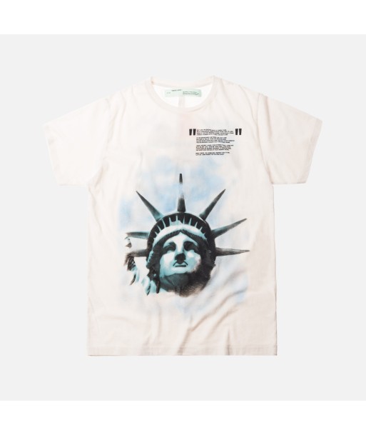 Off-White Liberty Slim Tee - Off White / Black En savoir plus