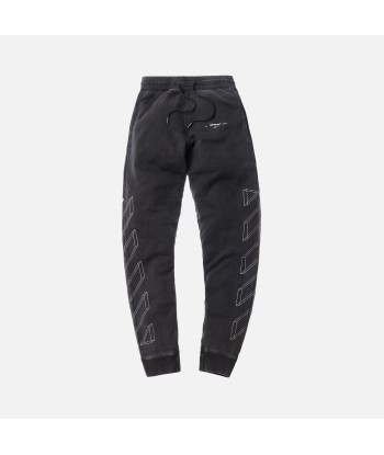 Off-White Diag 3-D Line Sweatpants - Anthracite / White de pas cher