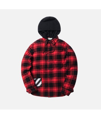 Off-White Padded Hoodie Shirt - Red le des métaux précieux