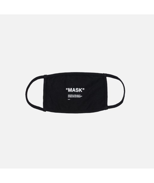 Off-White Quote Mask - Black / White Le MVP de beaucoup