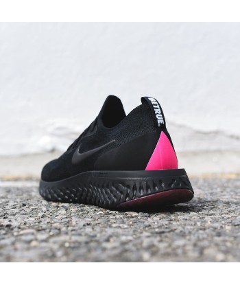 Nike Epic React BE TRUE Flyknit - Black / Pink plus qu'un jeu 