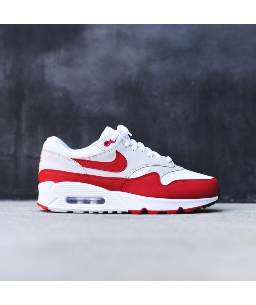 Nike Air Max 90/1 - White / University Red / Neutral Grey / Black paiement sécurisé