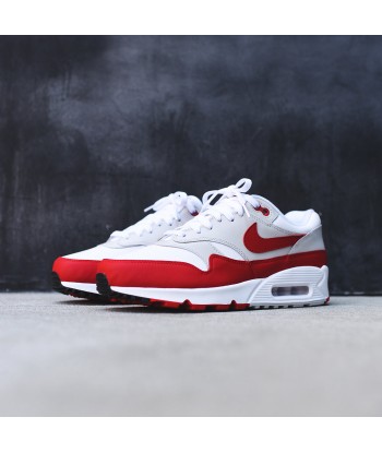 Nike Air Max 90/1 - White / University Red / Neutral Grey / Black paiement sécurisé