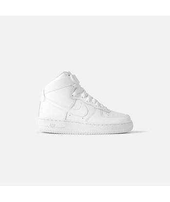 Nike GS Air Force 1 High - Triple White les ctes