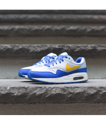 Nike Grade School Air Max 1 - Sail / Amarillo / Pure Platinum / Signal Blue d'Europe débarque