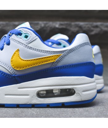 Nike Grade School Air Max 1 - Sail / Amarillo / Pure Platinum / Signal Blue d'Europe débarque