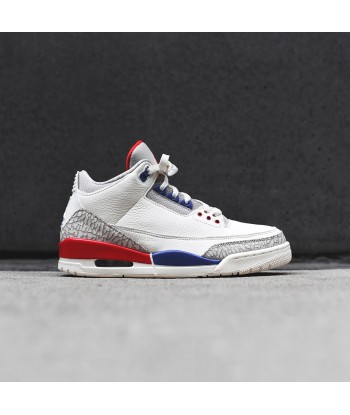 Nike GS Air Jordan 3 - Sail / Fire Red le des métaux précieux