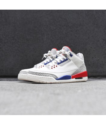 Nike GS Air Jordan 3 - Sail / Fire Red le des métaux précieux