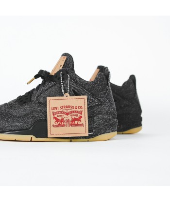 Nike x Levi's GS Air Jordan 4 Retro - Black acheter en ligne