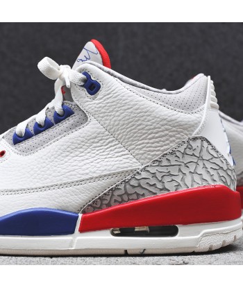 Nike GS Air Jordan 3 - Sail / Fire Red le des métaux précieux