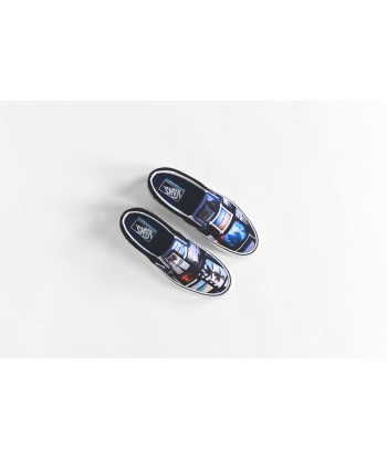 Vans x Daniel Russo Classic Slip-On SF - Black / Blue l'évolution des habitudes 