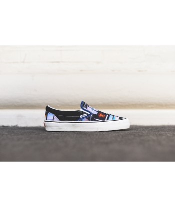 Vans x Daniel Russo Classic Slip-On SF - Black / Blue l'évolution des habitudes 