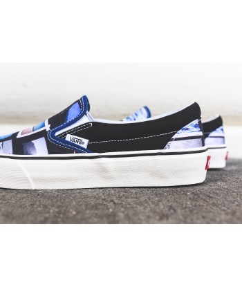 Vans x Daniel Russo Classic Slip-On SF - Black / Blue l'évolution des habitudes 