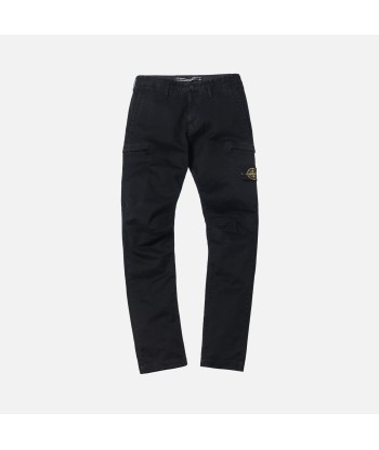 Stone Island Broken Twill Stretch Cotton Slim Zip Cargo Pant - Black Venez découvrir notre 