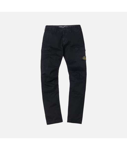 Stone Island Broken Twill Stretch Cotton Slim Zip Cargo Pant - Black Venez découvrir notre 