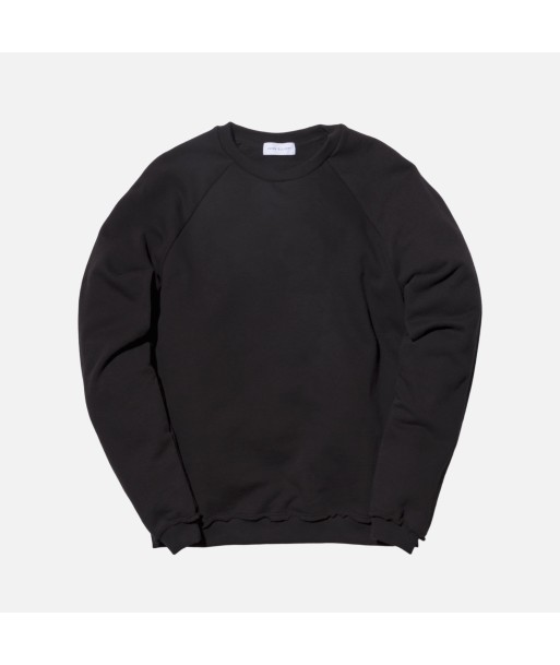 John Elliott Raw Edge Raglan Crewneck - Black Profitez des Offres !