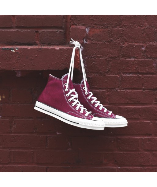 Converse Chuck Taylor 70s High - Burgundy / White les ligaments