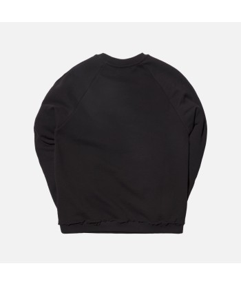 John Elliott Raw Edge Raglan Crewneck - Black Profitez des Offres !