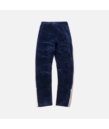 Palm Angels Chenille Track Pants - Navy Blue / White commande en ligne