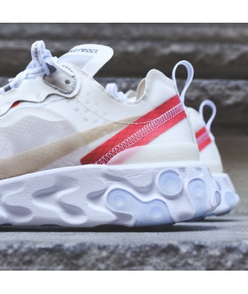 Nike React Element 87 - Sail / Light Bone / White / Barely Volt france