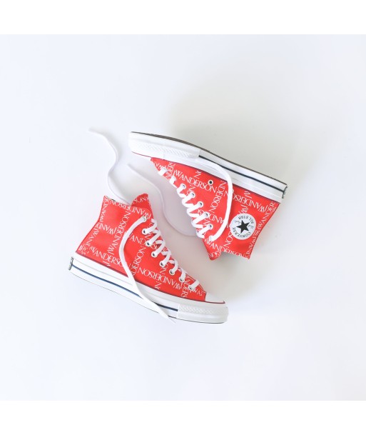 Converse x JW Anderson Chuck 70 High - Flame Scarlet / White pas cheres