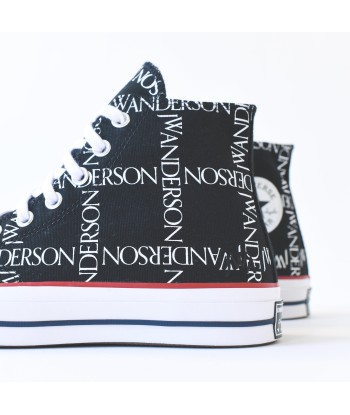 Converse x JW Anderson Chuck 70 High - Black / White / Insignia Red Faites des économies