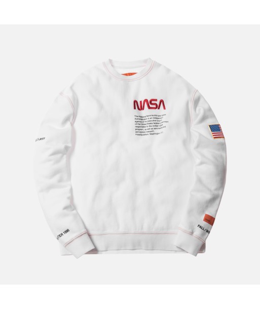 Heron Preston x NASA Crewneck - White / Orange ou a consommer sur place