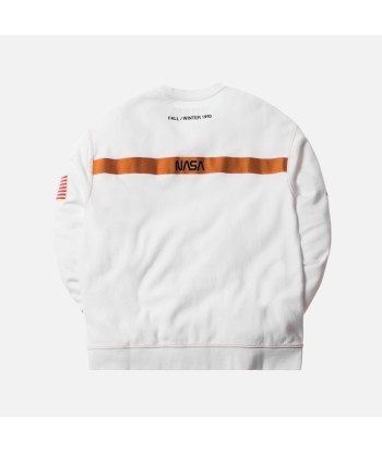 Heron Preston x NASA Crewneck - White / Orange ou a consommer sur place