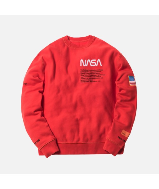 Heron Preston x NASA Crewneck - Red / Orange ou a consommer sur place