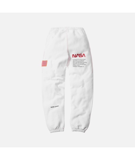 Heron Preston x NASA Lounge Sweatpants - White / Red Véritable concentré