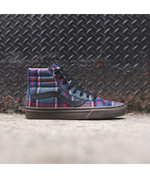 Vans Sk8-Hi - Green Plaid / Gum livraison et retour toujours gratuits