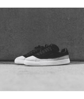 Puma x STAMPD Suede Classic - White / Black brillant des détails fins