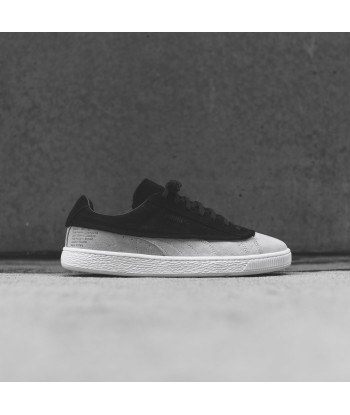 Puma x STAMPD Suede Classic - White / Black brillant des détails fins