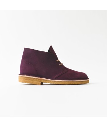 Clarks Desert Boot - Purple ELK pas chere