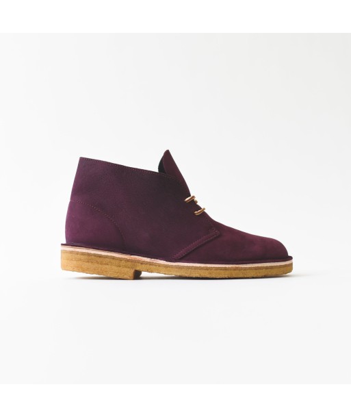 Clarks Desert Boot - Purple ELK pas chere