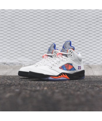 Nike TD Air Jordan 5 Retro - Sail / Racer Blue / Cone Black en ligne