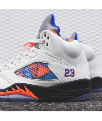 Nike TD Air Jordan 5 Retro - Sail / Racer Blue / Cone Black en ligne